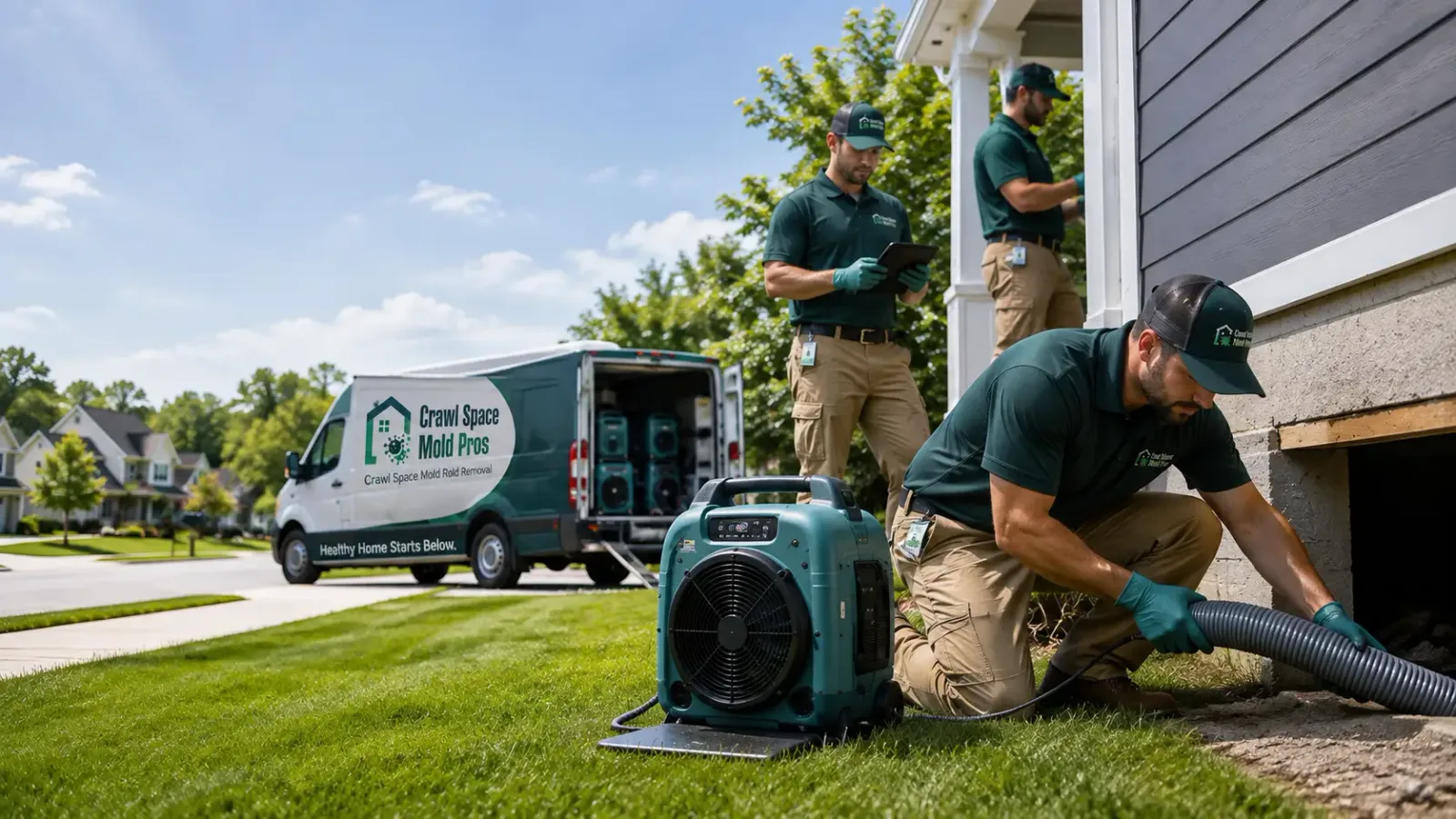 Crawl Space Mold Removal in Mackinaw, IL